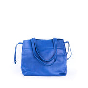Karen mousse blu indemoniato - borsa in pelle blu elettrico - Marta Ray