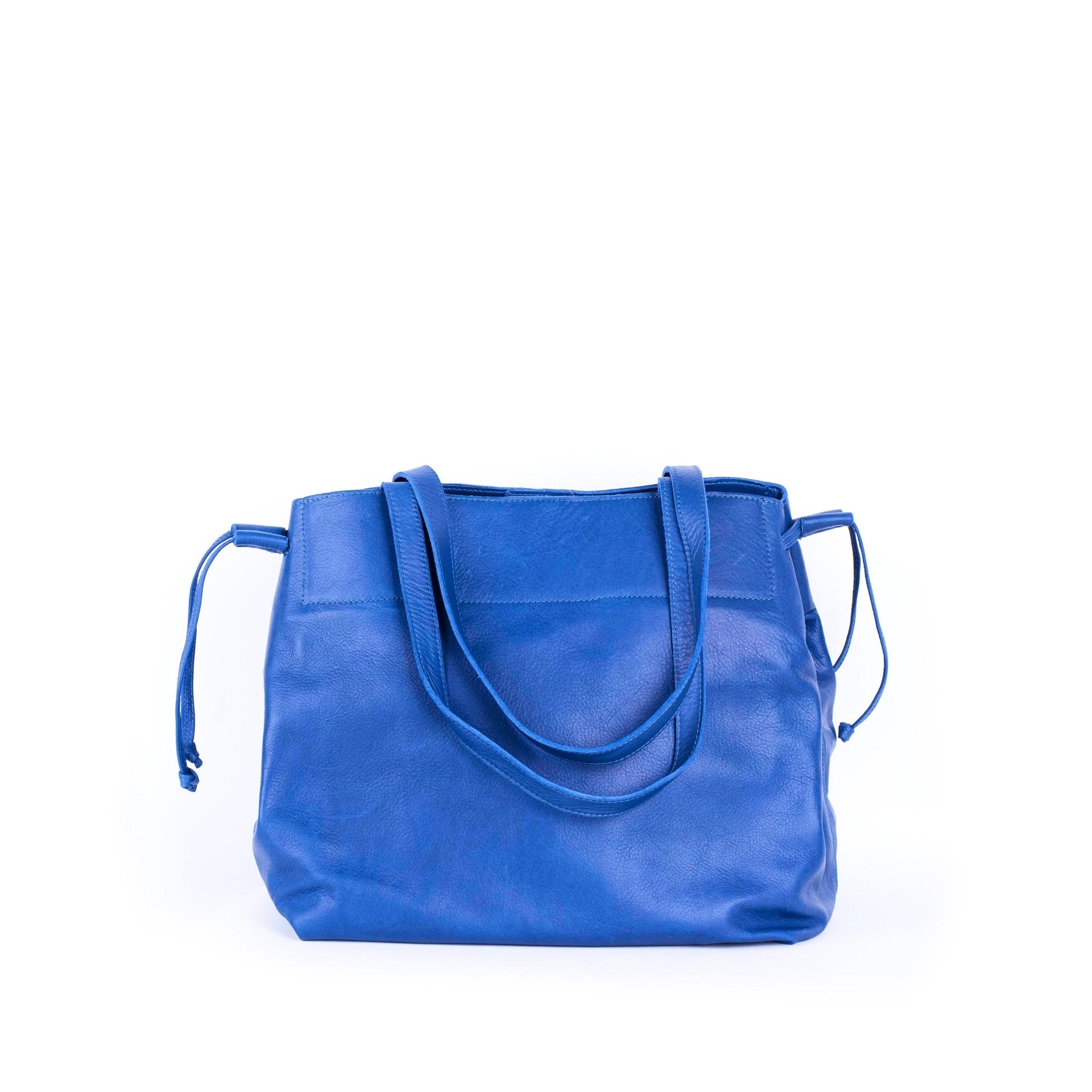 Karen mousse blu indemoniato - borsa in pelle blu elettrico - Marta Ray
