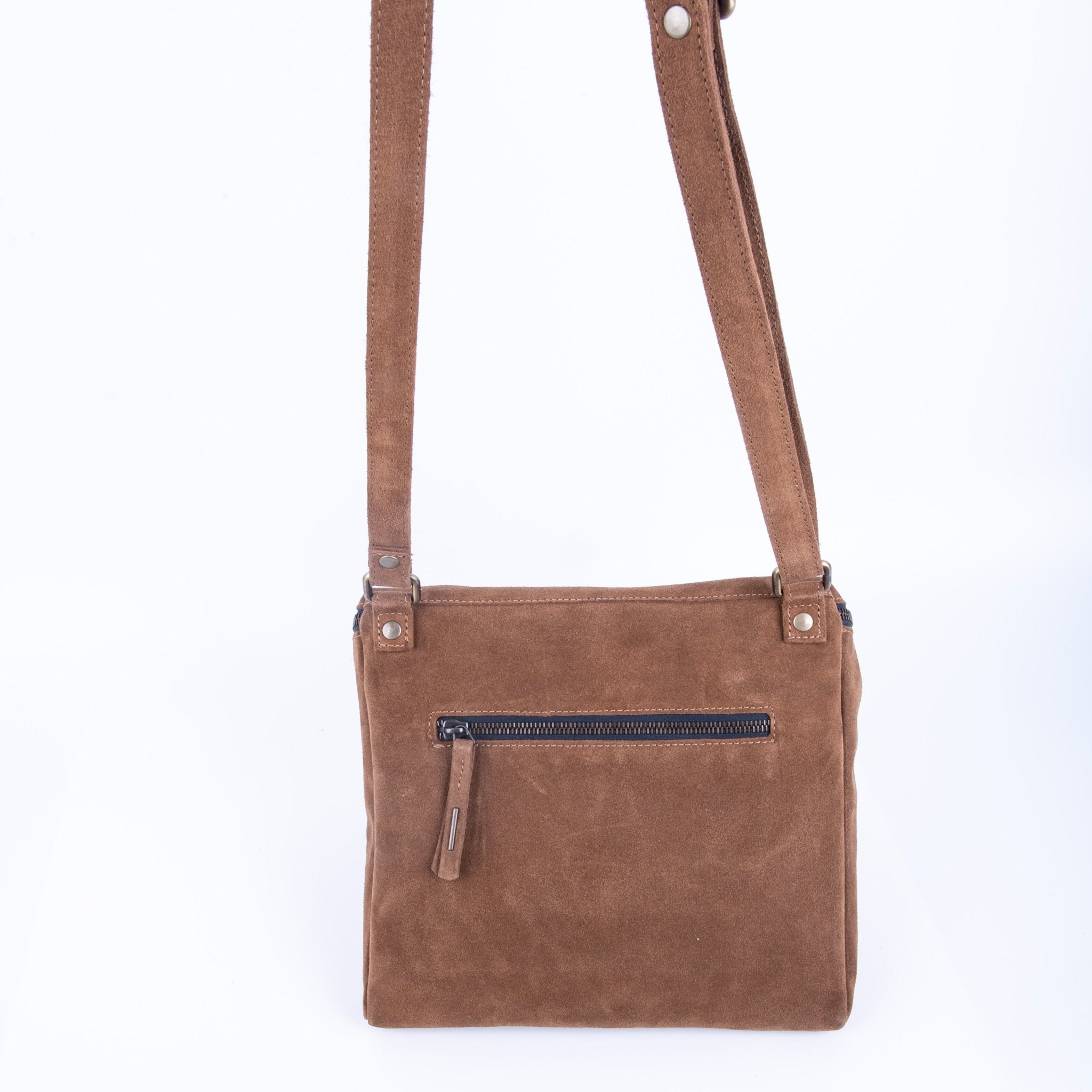 Kesi camoscio cuoio - borsa a tracolla in pelle - Marta Ray