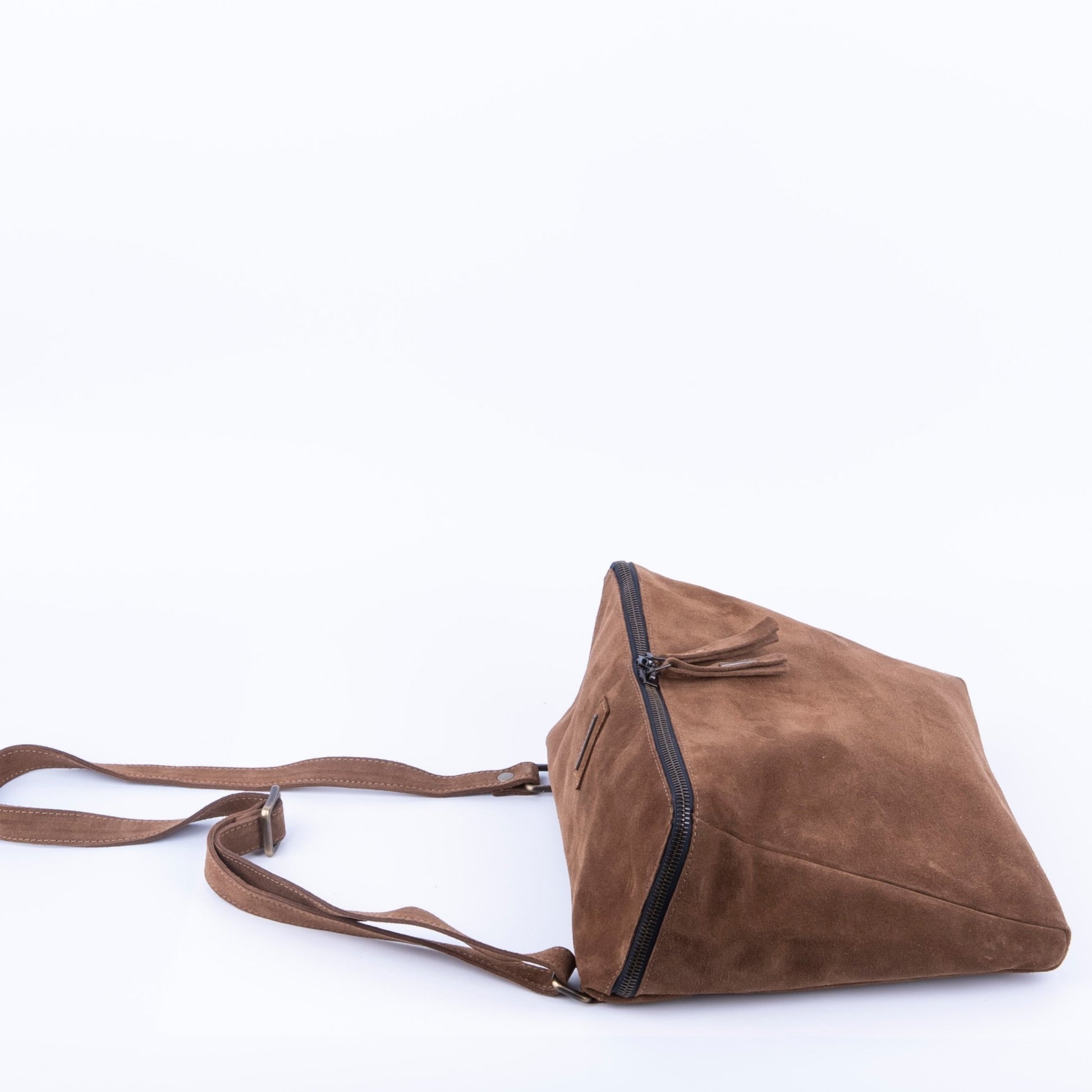 Kesi camoscio cuoio - borsa a tracolla in pelle - Marta Ray