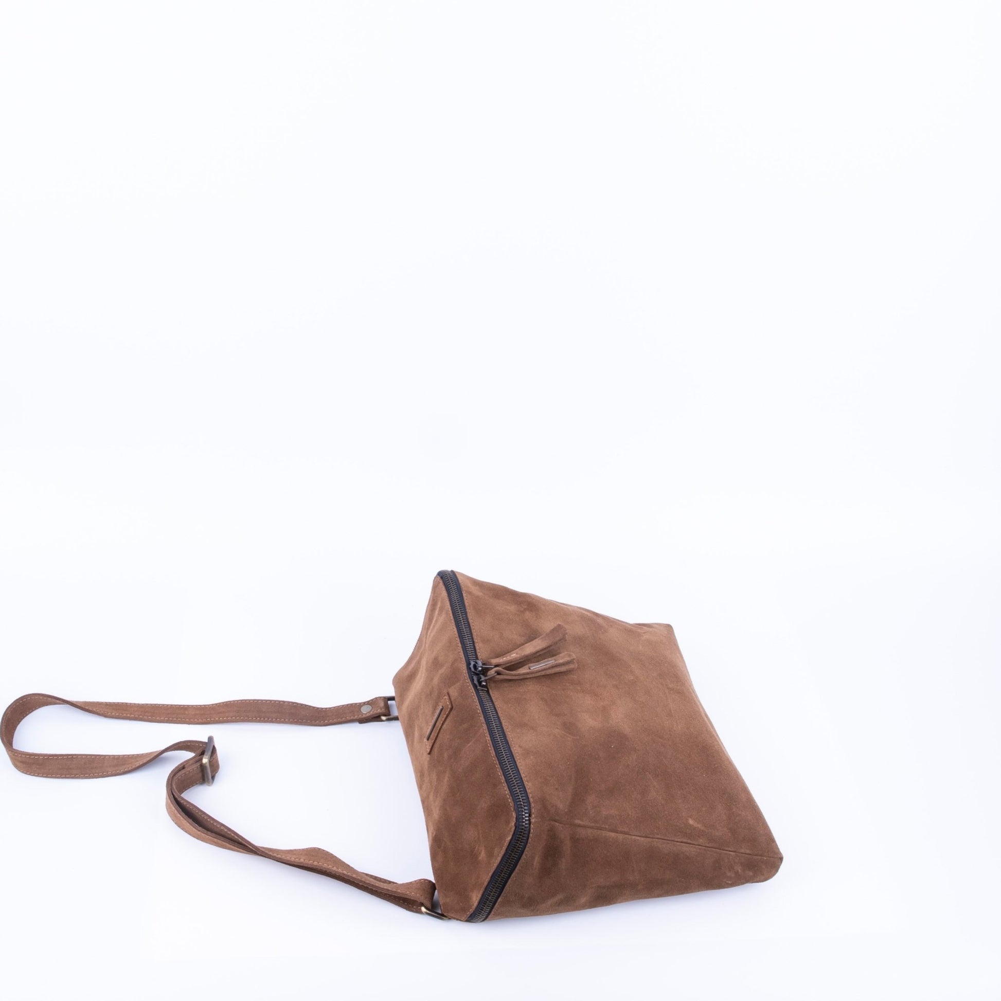 Kesi camoscio cuoio - borsa a tracolla in pelle - Marta Ray
