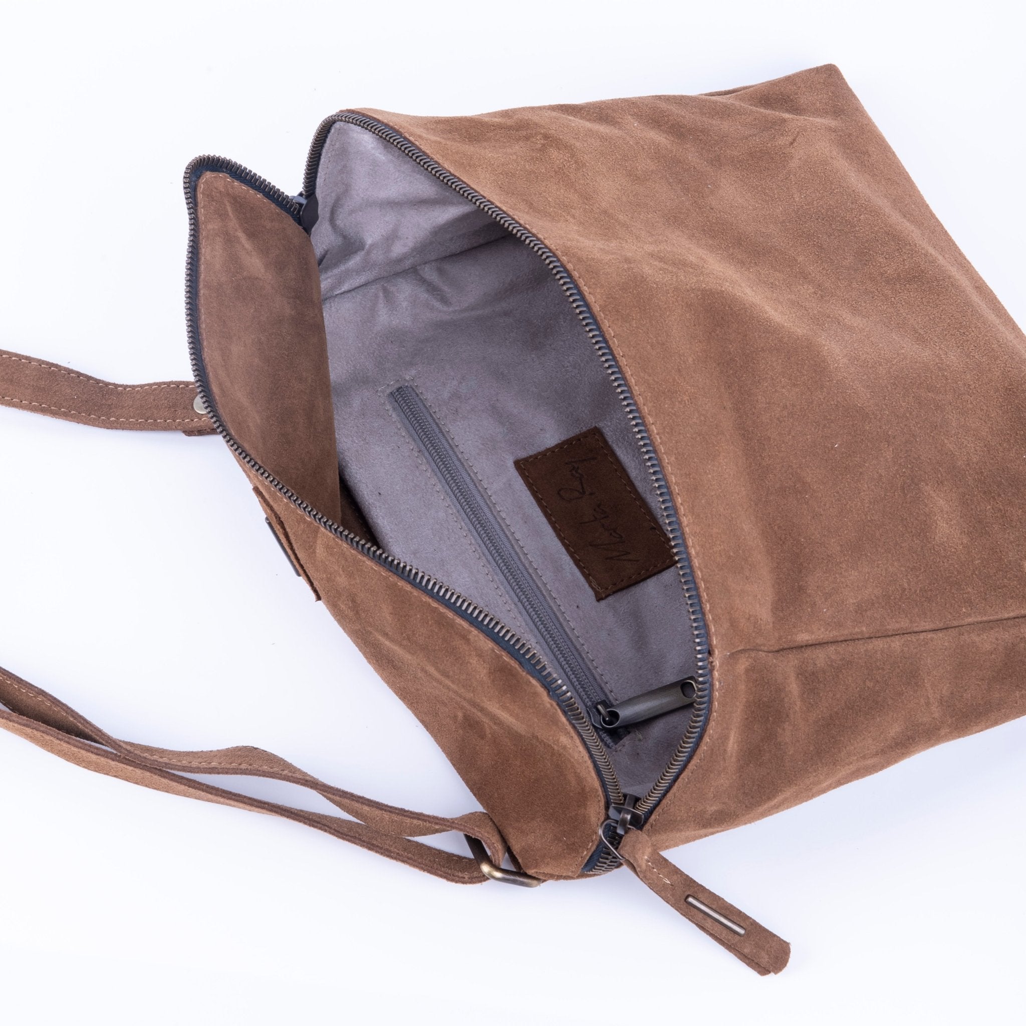 Kesi camoscio cuoio - borsa a tracolla in pelle - Marta Ray