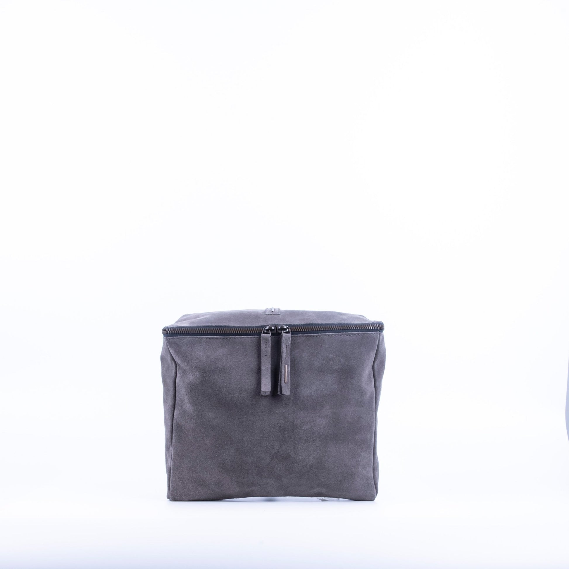 Kesi camoscio dark grey - borsa a tracolla in pelle - Marta Ray