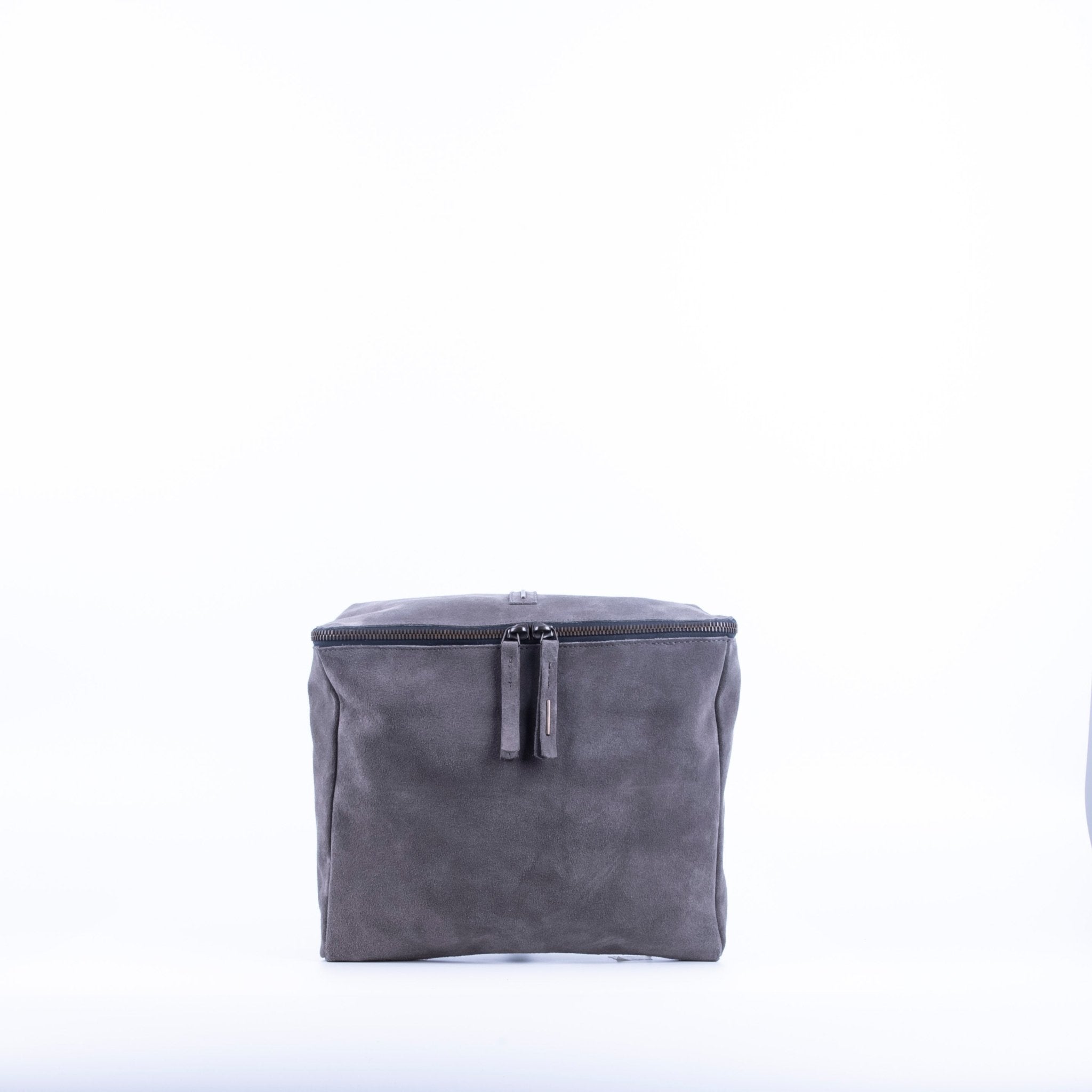 Kesi camoscio dark grey - borsa a tracolla in pelle - Marta Ray