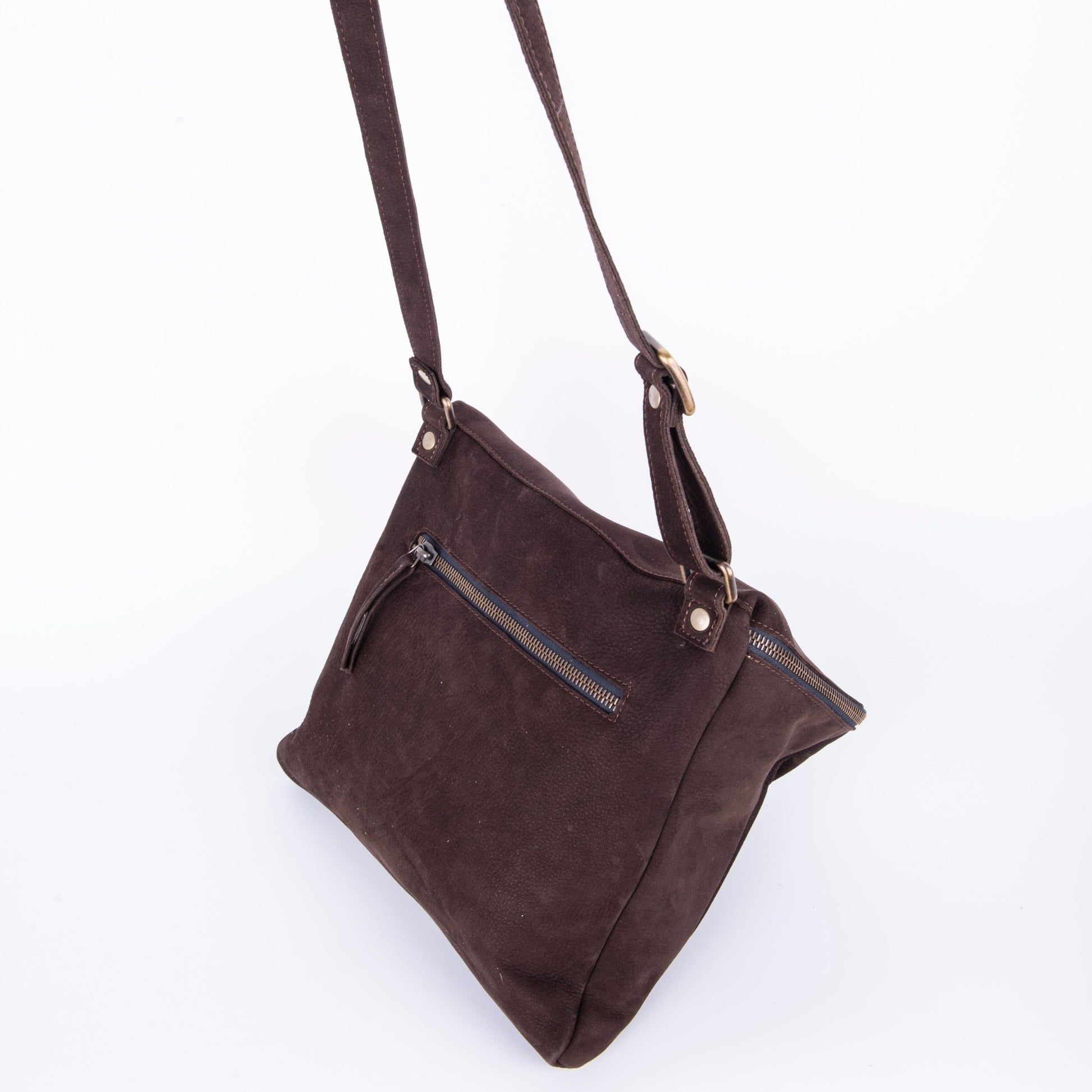 Kesi long beach tdm - borsa a tracolla in pelle marrone - Marta Ray