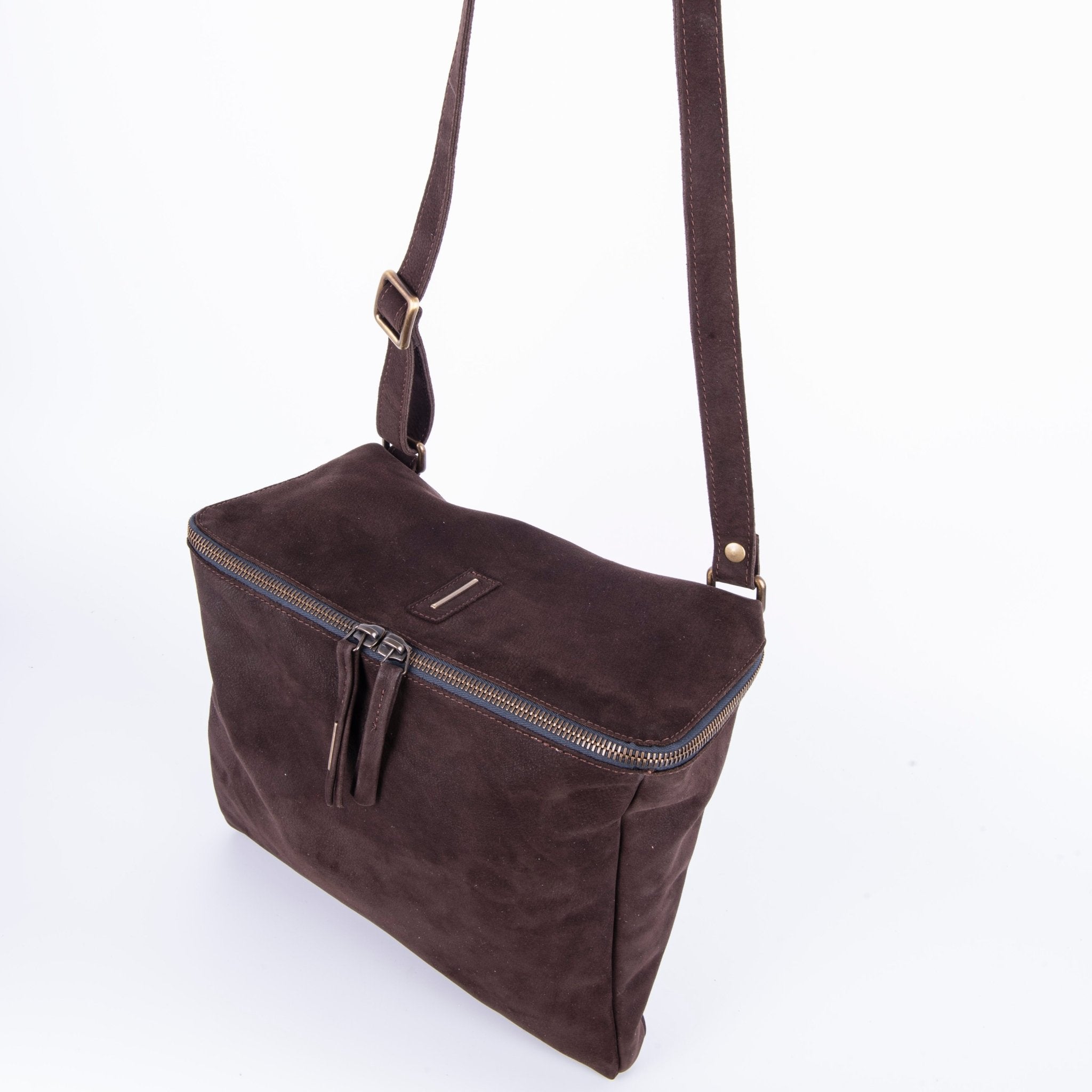 Kesi long beach tdm - borsa a tracolla in pelle marrone - Marta Ray