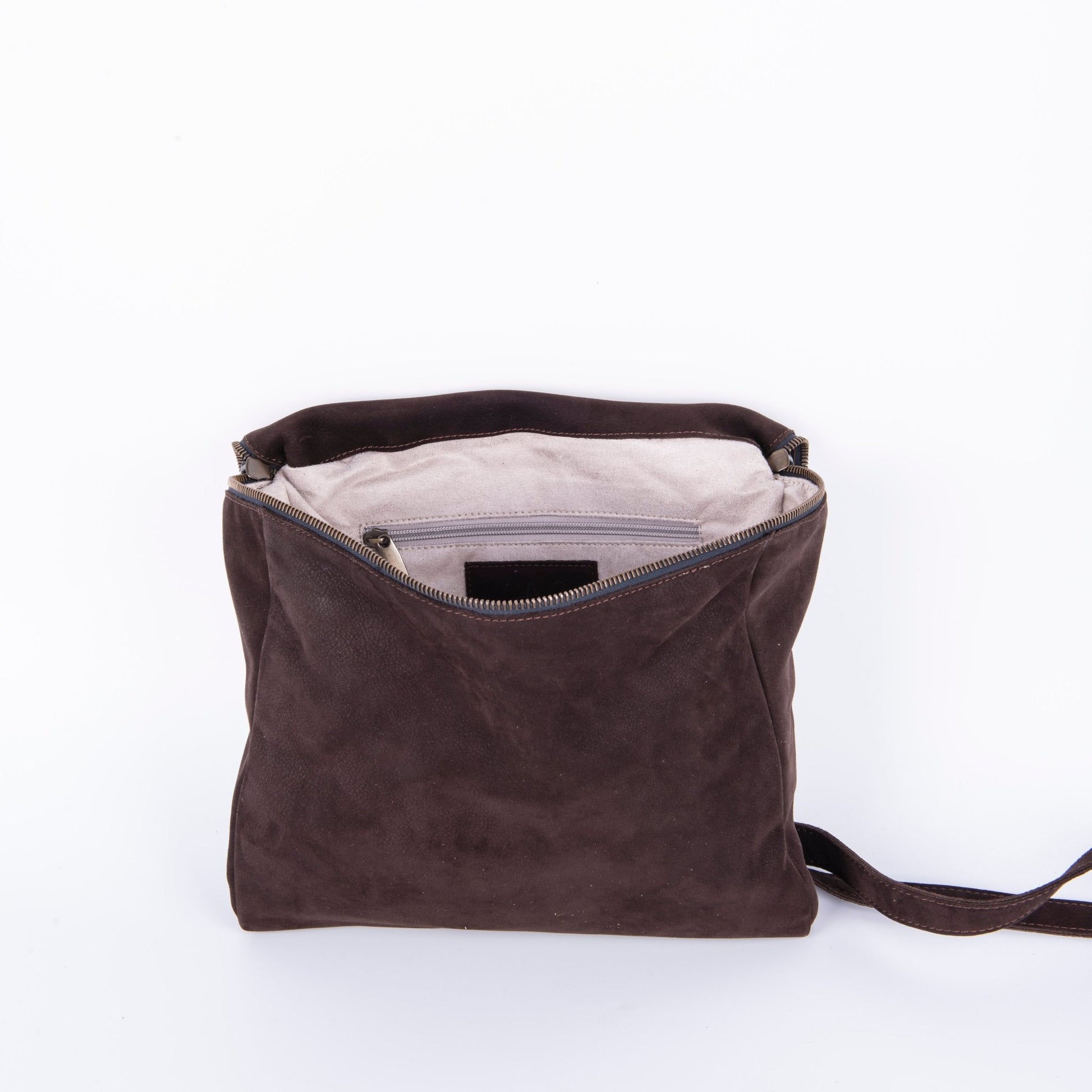 Kesi long beach tdm - borsa a tracolla in pelle marrone - Marta Ray