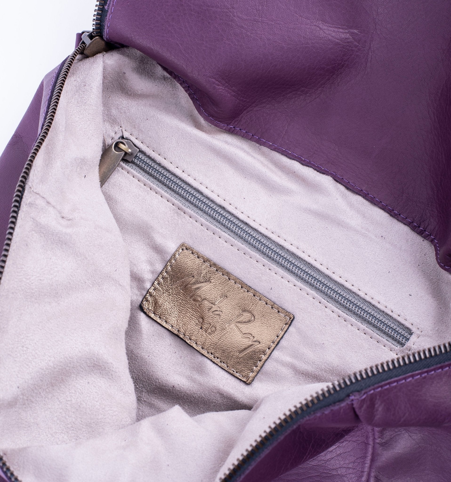 Kesi mousse+ long beach grape wine - borsa a tracolla in pelle vino - Marta Ray