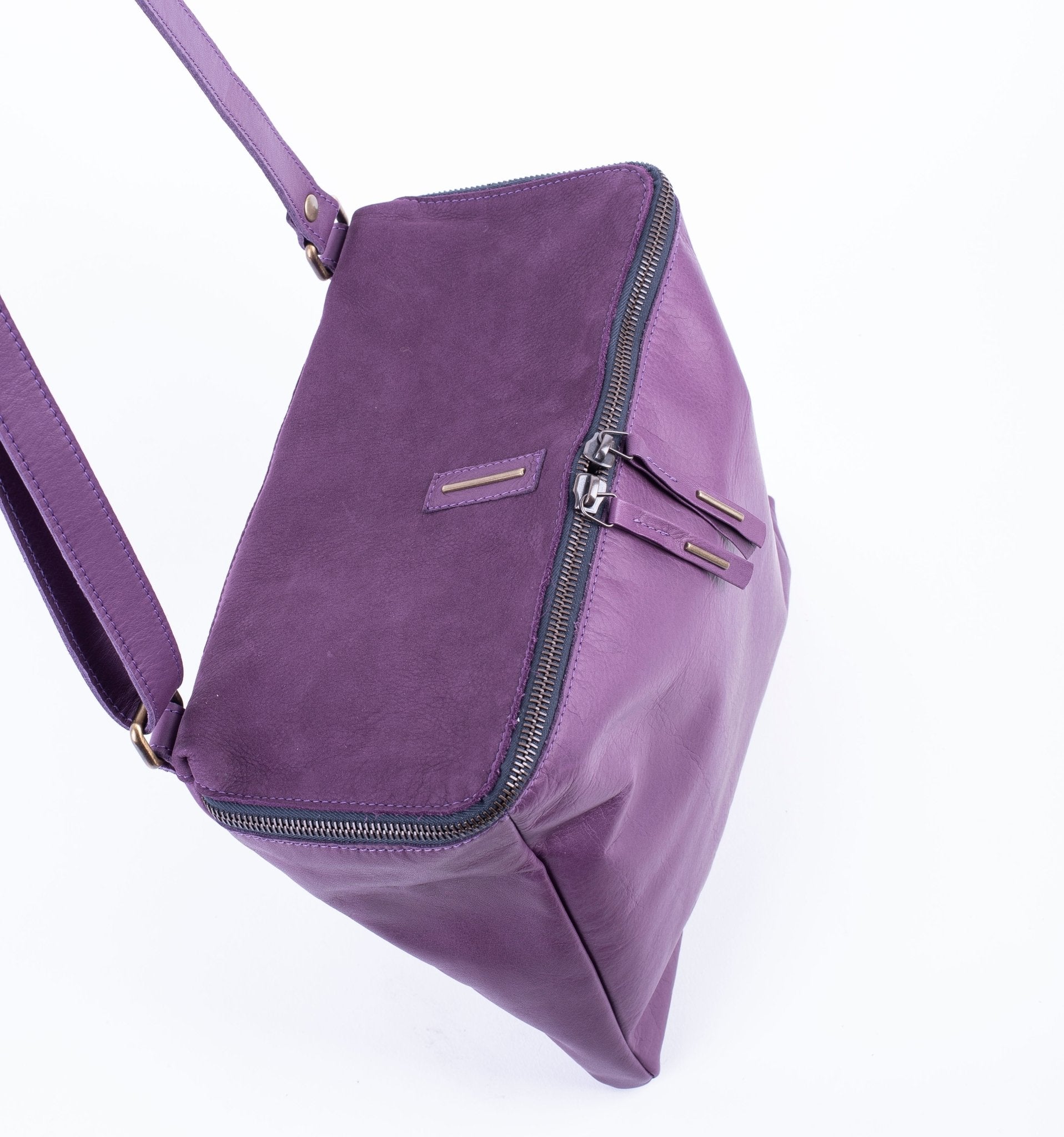 Kesi mousse+ long beach grape wine - borsa a tracolla in pelle vino - Marta Ray