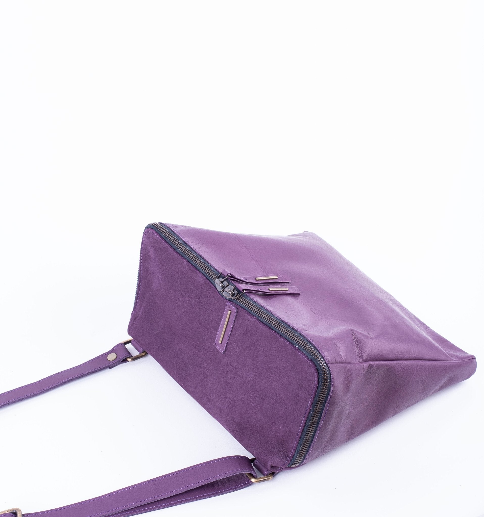 Kesi mousse+ long beach grape wine - borsa a tracolla in pelle vino - Marta Ray