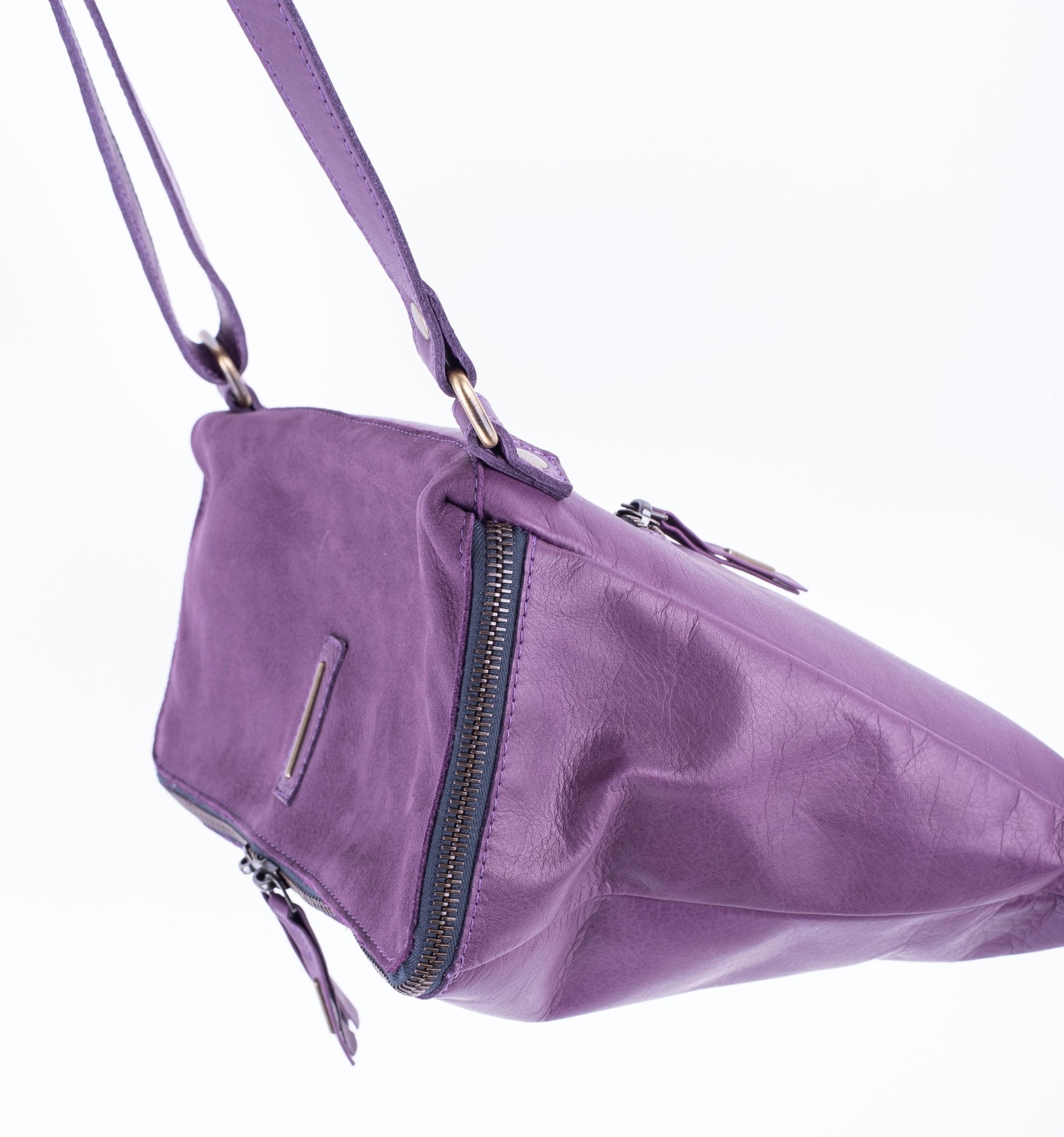Kesi mousse+ long beach grape wine - borsa a tracolla in pelle vino - Marta Ray