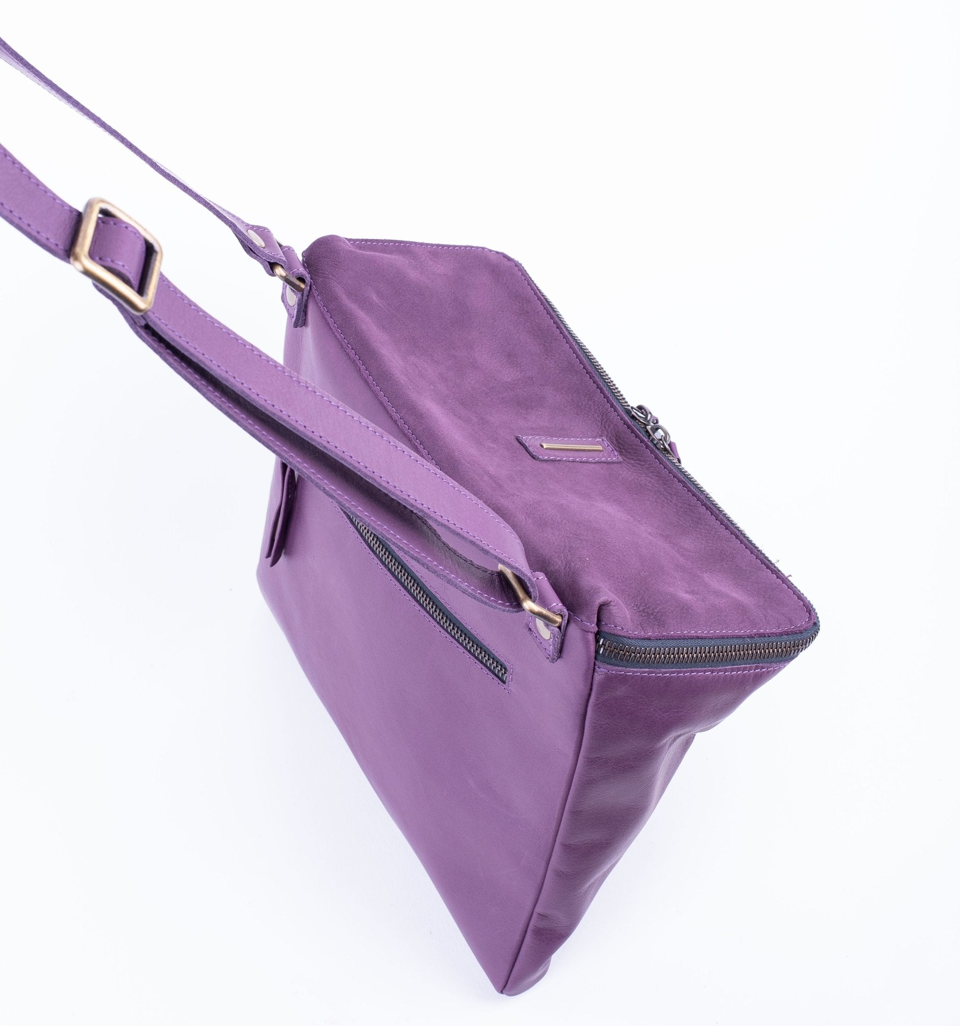 Kesi mousse+ long beach grape wine - borsa a tracolla in pelle vino - Marta Ray