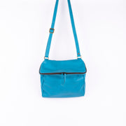 Kesi mousse mare - borsa a tracolla in pelle blu - Marta Ray