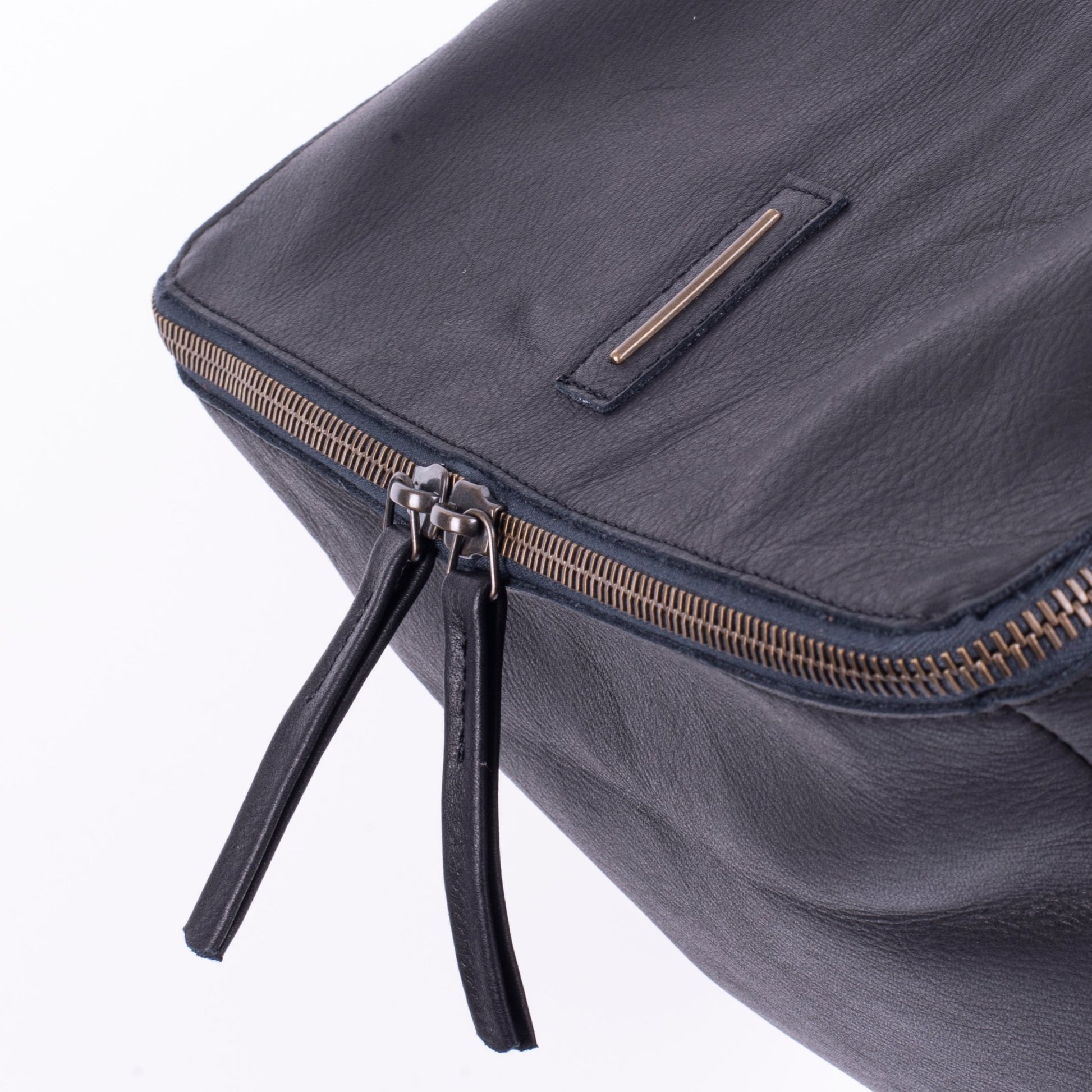 Kesi mousse nero - borsa a tracolla in pelle nera - Marta Ray