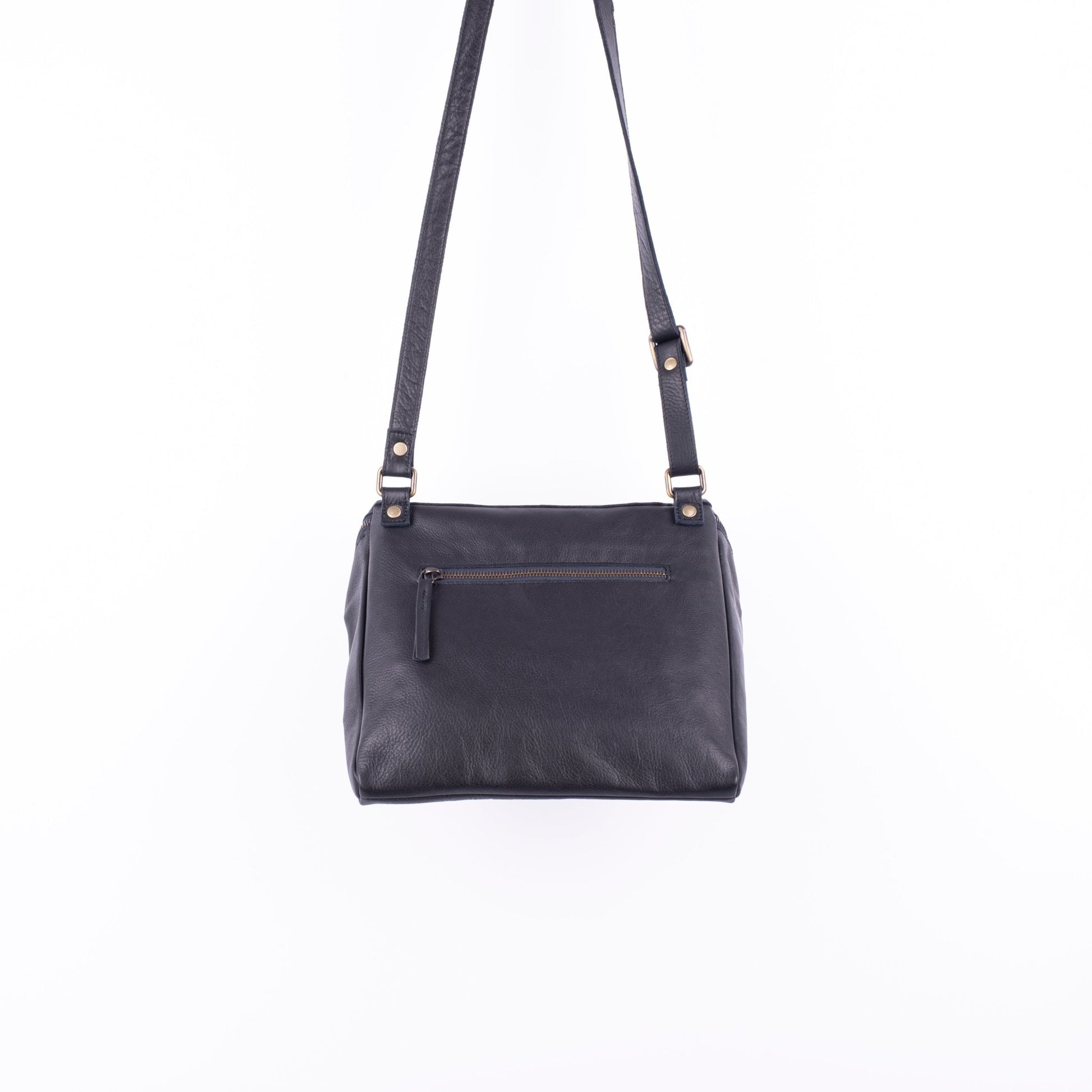 Kesi mousse nero - borsa a tracolla in pelle nera - Marta Ray