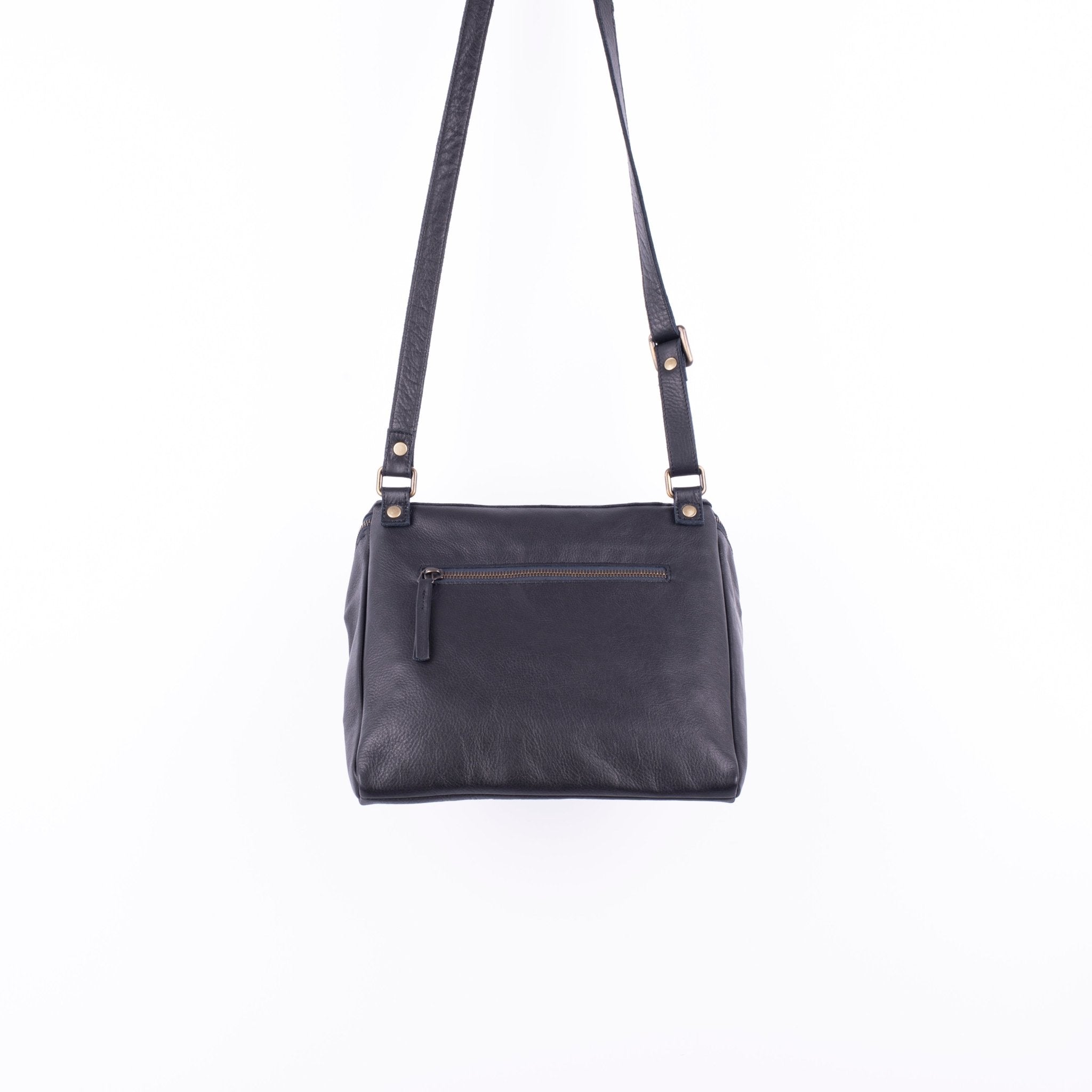 Kesi mousse nero - borsa a tracolla in pelle nera - Marta Ray
