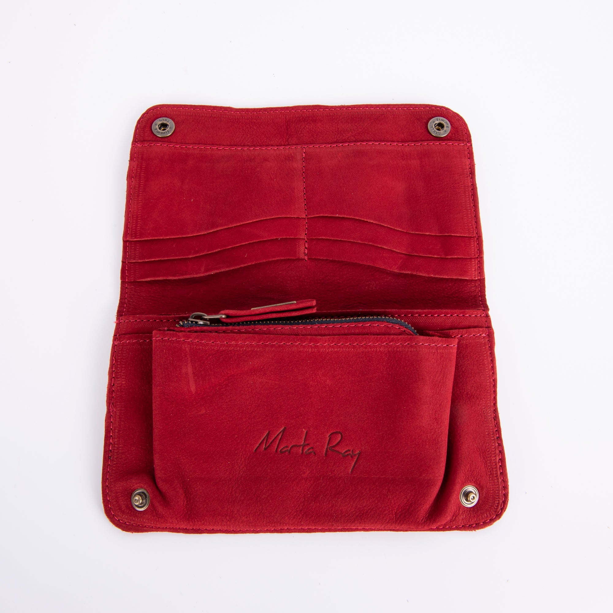 Kiki wallet long beach rosso - Marta Ray