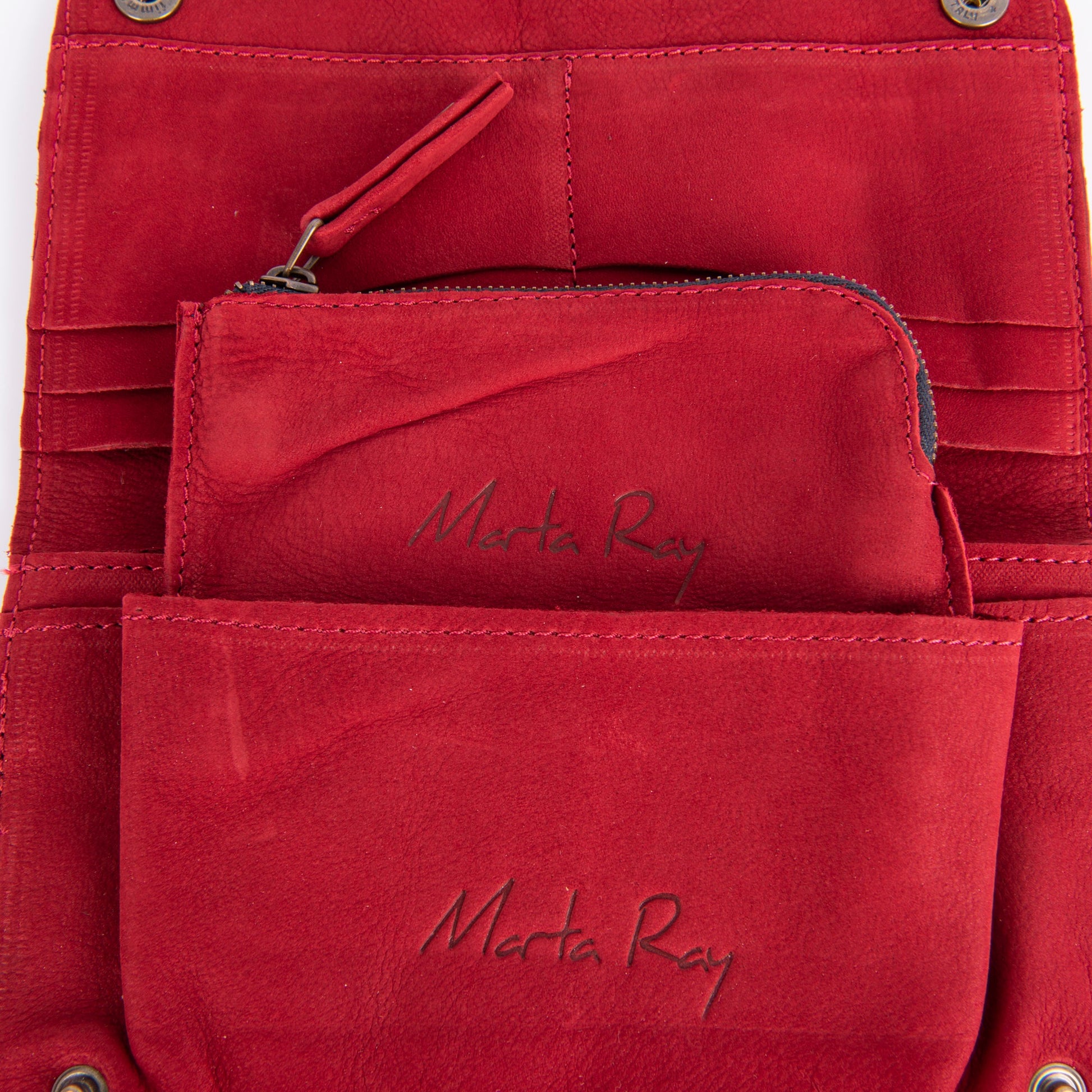 Kiki wallet long beach rosso - Marta Ray