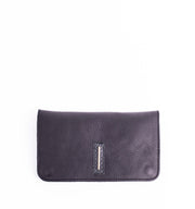 Kiki wallet martellato + long beach nero - portafogli in pelle nera - Marta Ray