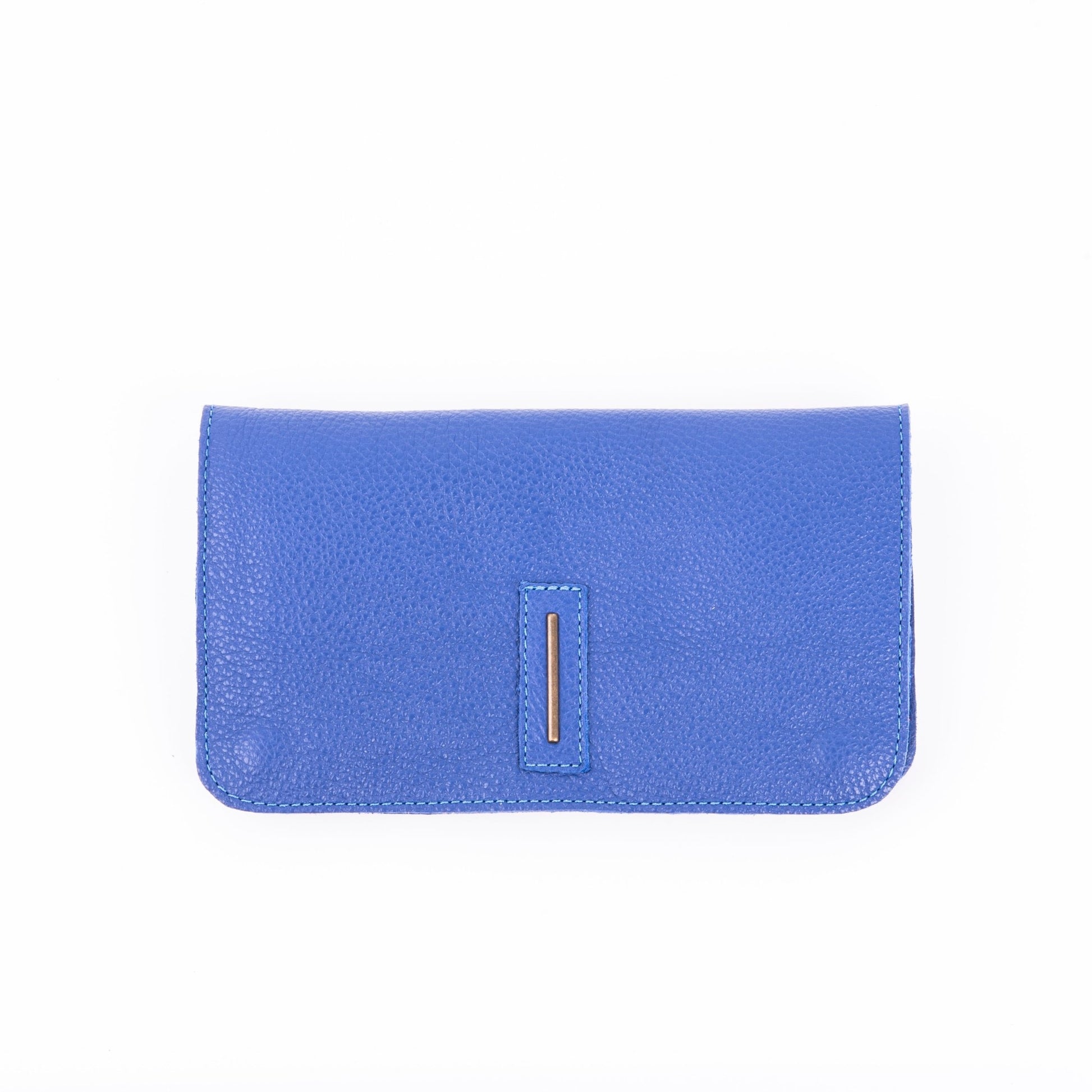 Kiki wallet new york blue bird - portafogli in pelle blu - Marta Ray