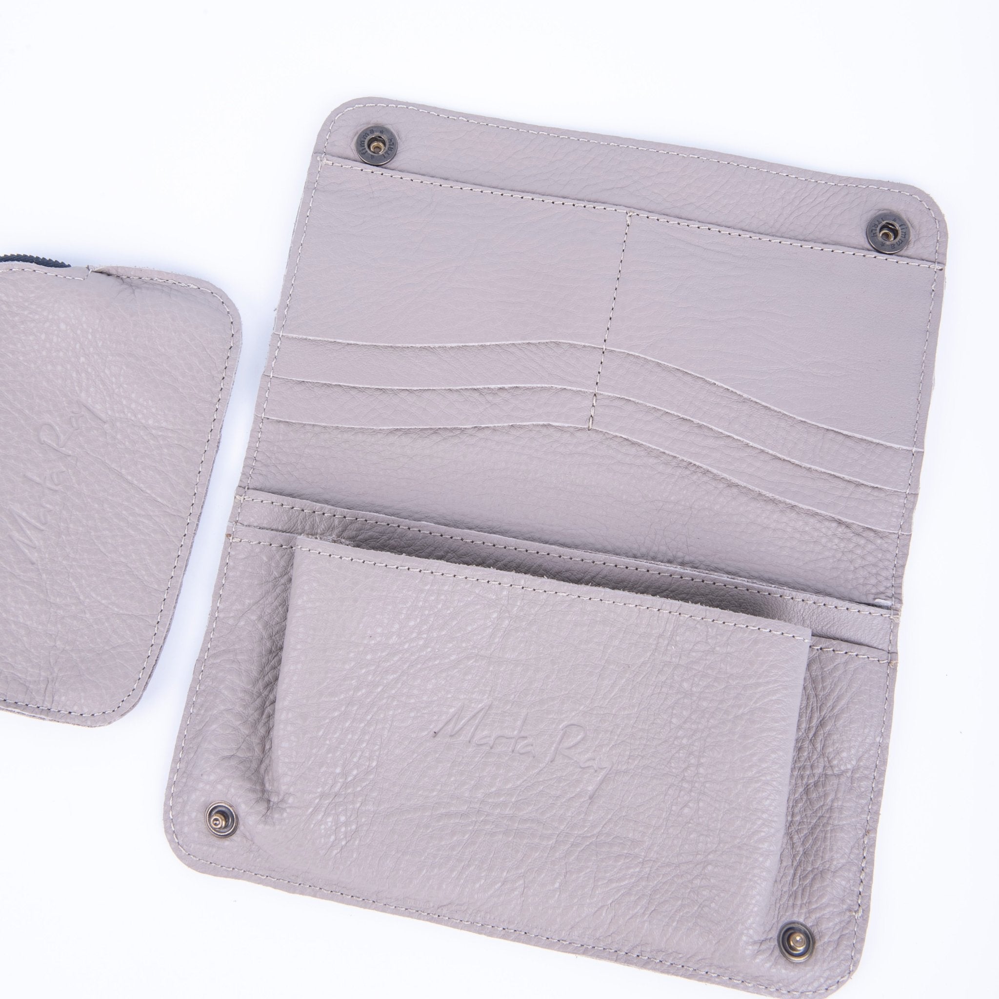 Kiki wallet new york lino - portafogli in pelle bianca - Marta Ray