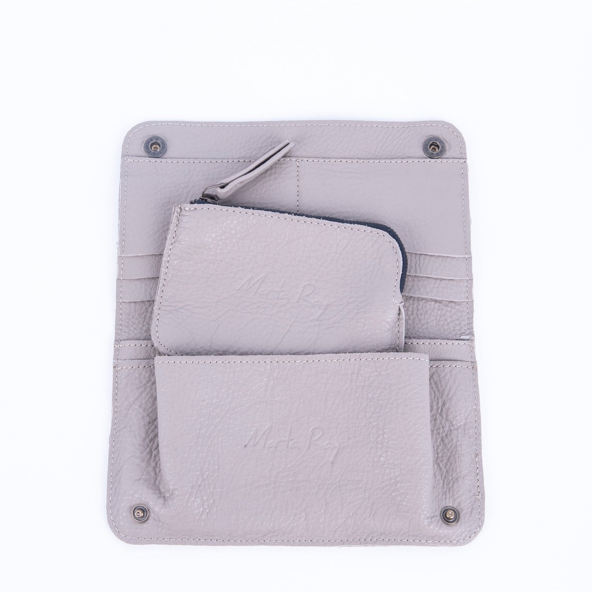 Kiki wallet new york lino - portafogli in pelle bianca - Marta Ray