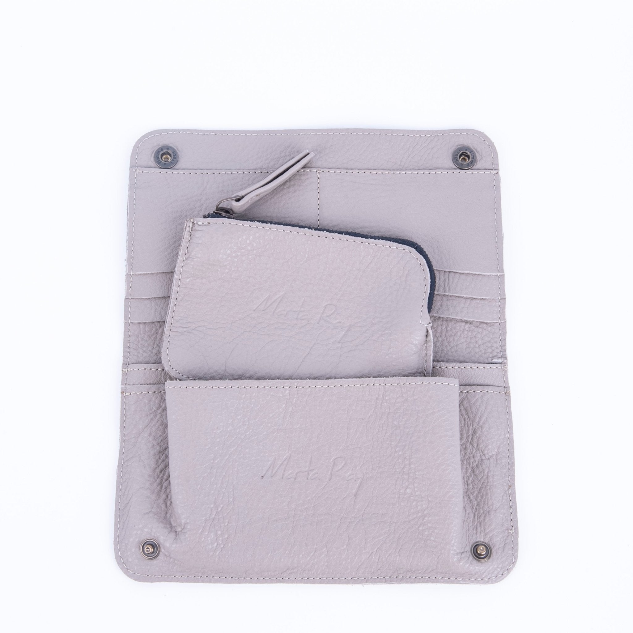 Kiki wallet new york lino - portafogli in pelle bianca - Marta Ray
