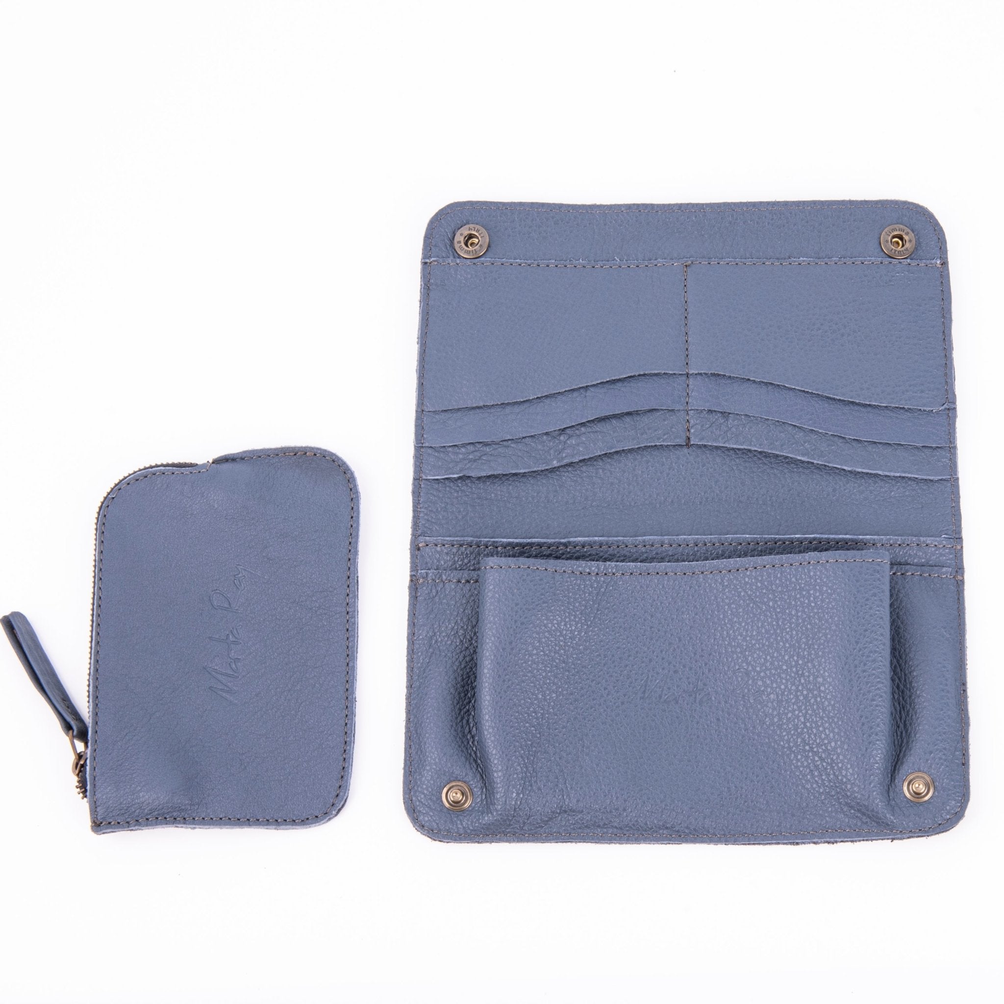 Kiki wallet new york oceania - portafogli in pelle blu - Marta Ray