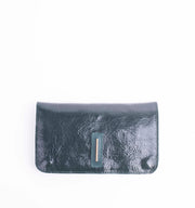 Kiki wallet vernice pino - portafogli in pelle verde - Marta Ray