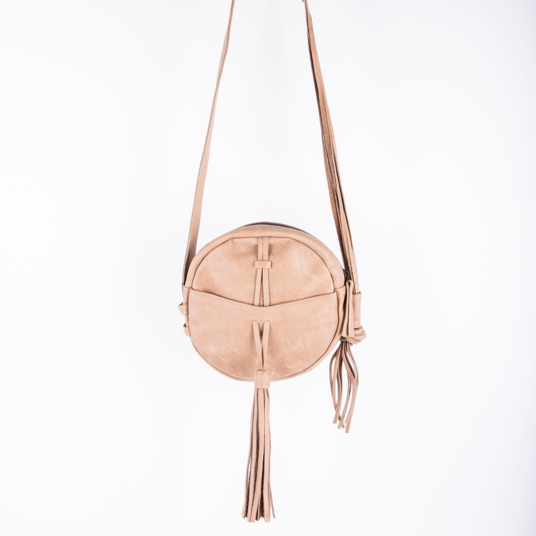 Kimberly spider noce - borsa a tracolla in pelle beige - Marta Ray