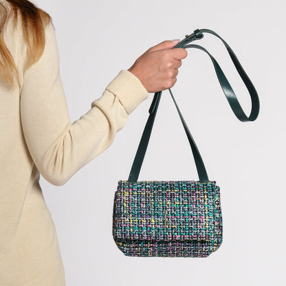 Kirby boucle laminato verde - Marta Ray