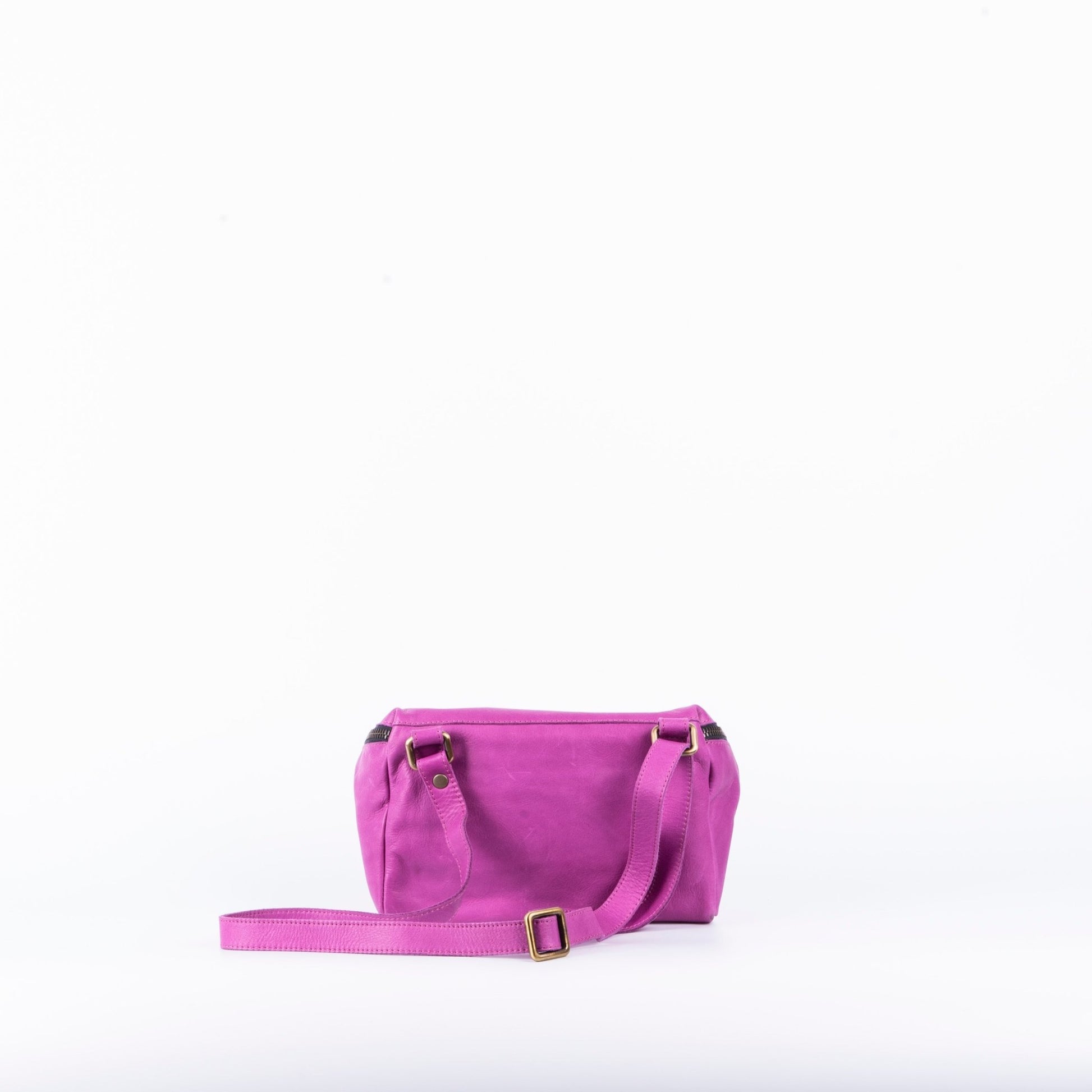 Kyo mousse bougaville - borsa marsupio in pelle viola - Marta Ray