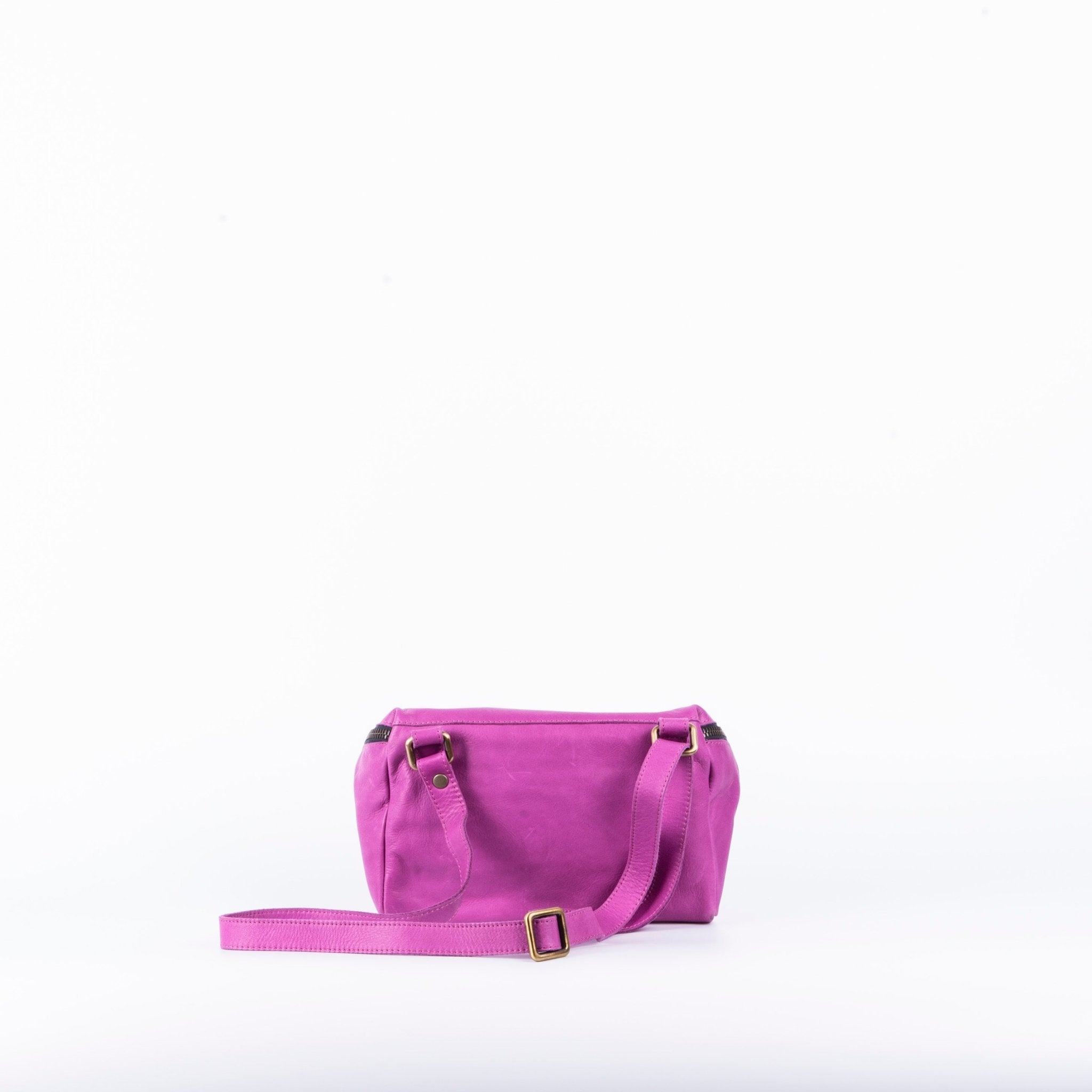 Kyo mousse bougaville - borsa marsupio in pelle viola - Marta Ray