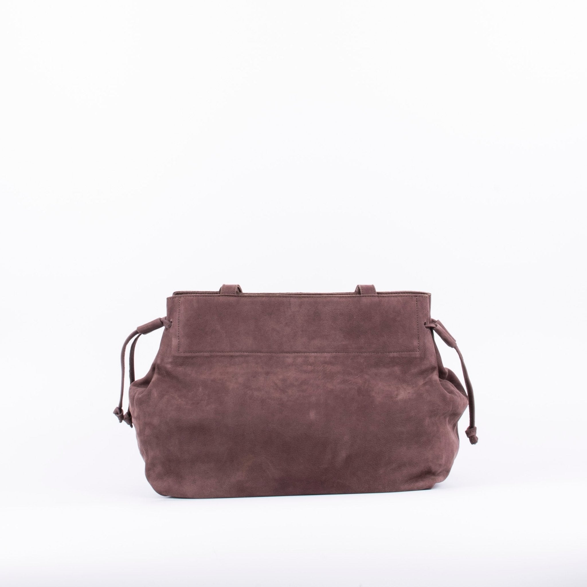 Lana long beach cioccolato - borsa grande a spalla in pelle marrone - Marta Ray