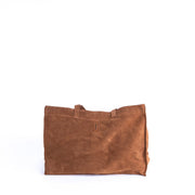 Linda camoscio cuoio - borsa a tracolla grande morbida marrone - Marta Ray