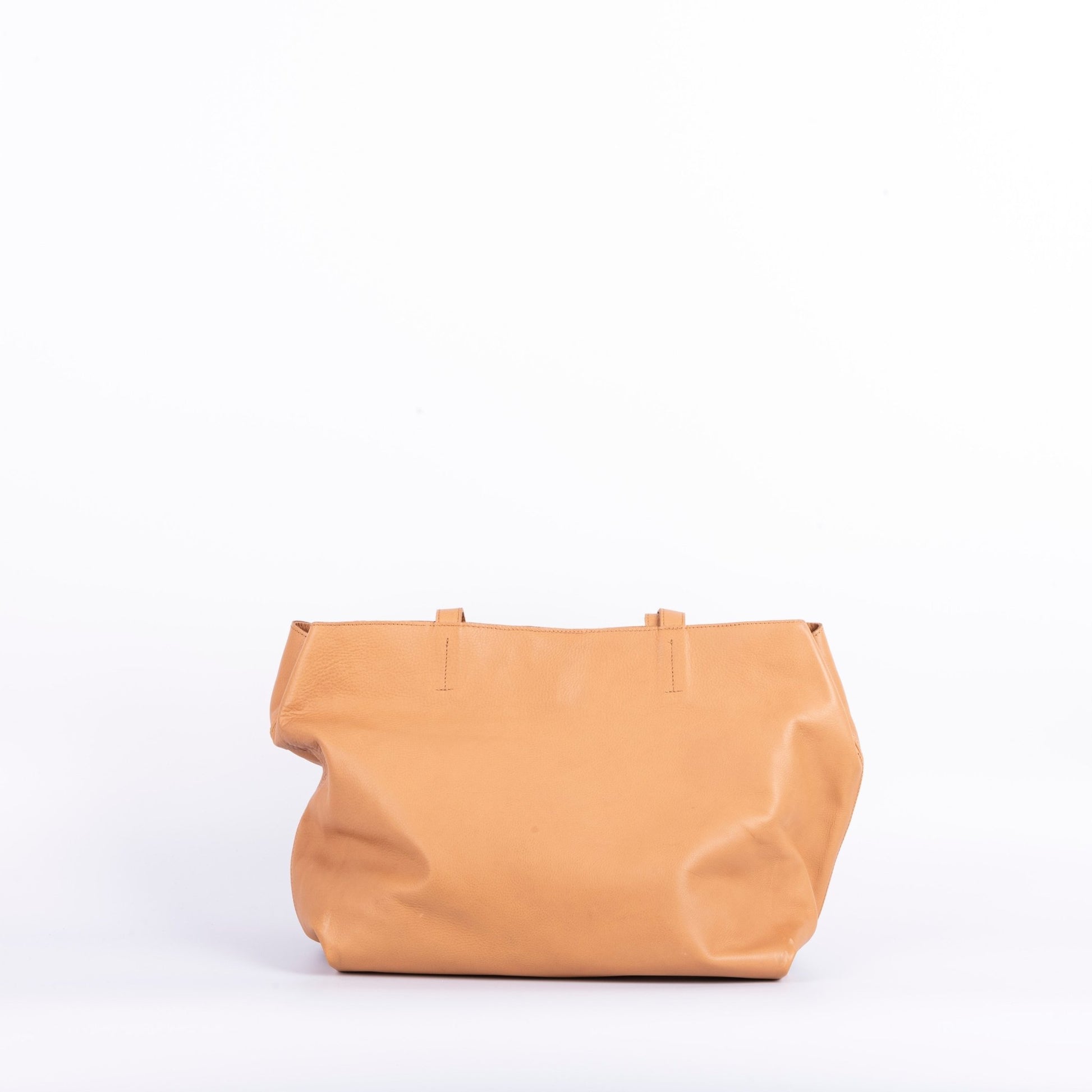 Lotta amalfi nocciola - borsa a spalla grande in pelle beige - Marta Ray