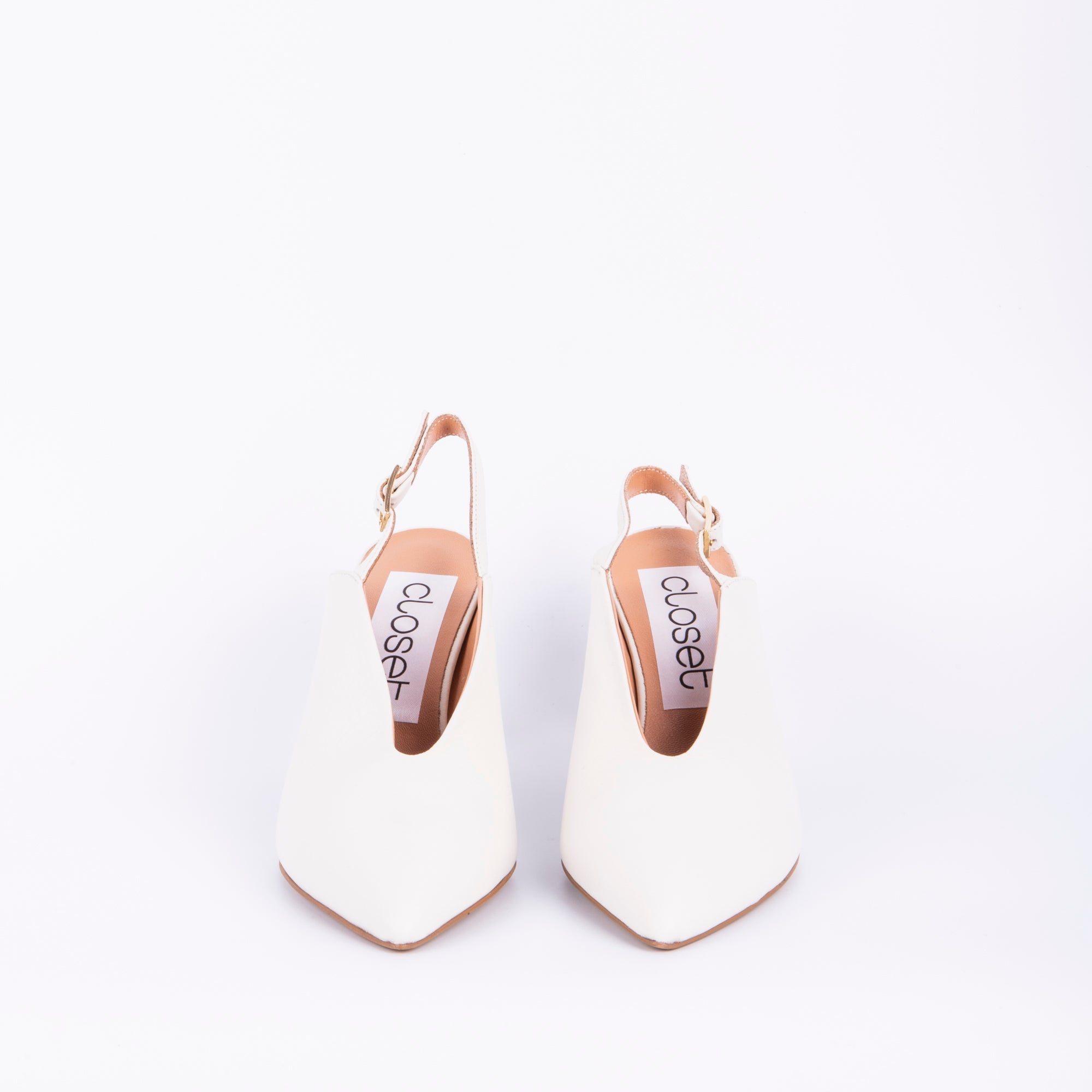 Lucrezia savage ecru - mule in pelle beige - Marta Ray