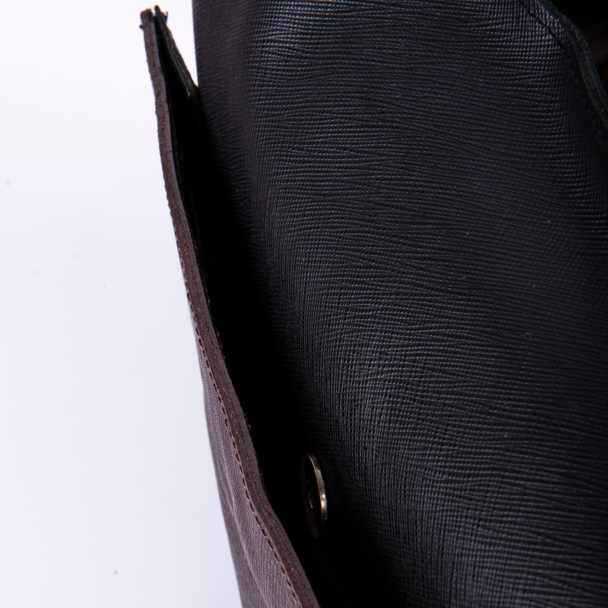 Luise saffiano nero/tdm - borsa a spalla grande in pelle nera - Marta Ray