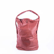 Mandy mousse cuoio inglese - morbida borsa a tracolla in pelle marrone - Marta Ray