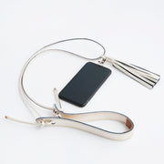 Matt aggancia cellulare martellato laminato platino - Marta Ray