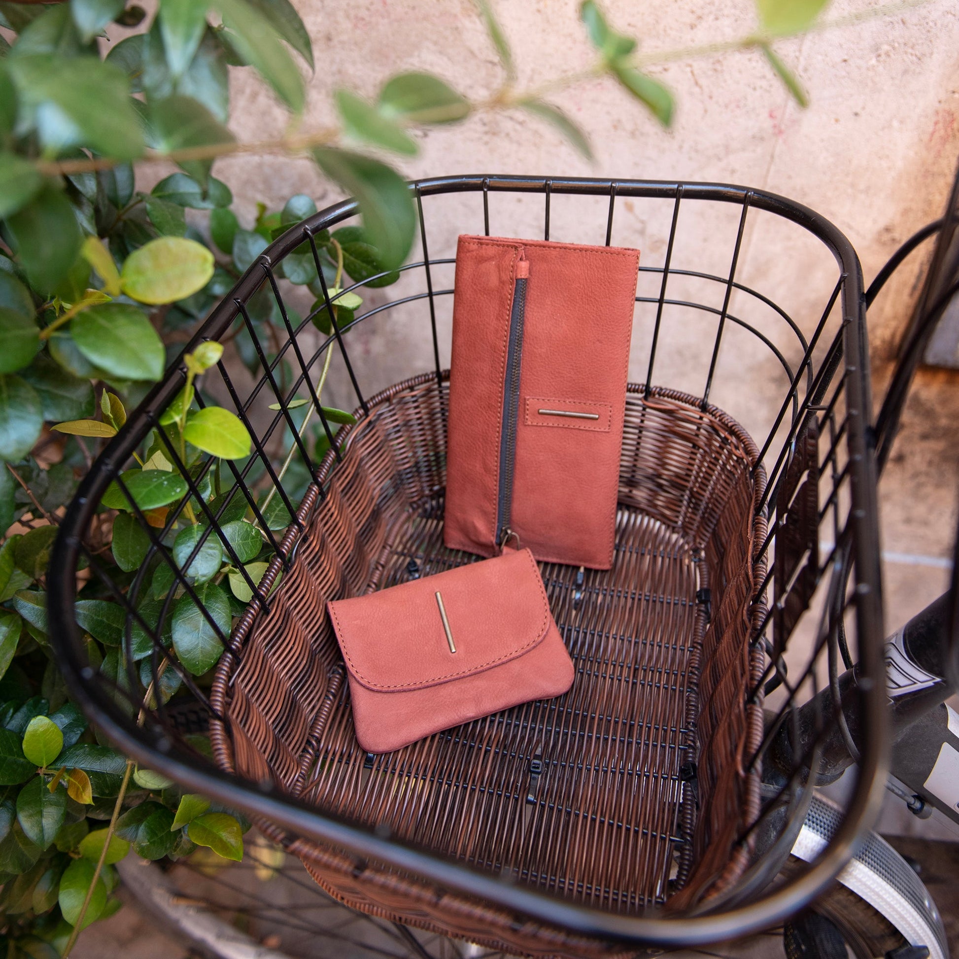 Max wallet long beach cuoio inglese - portafogli in pelle marrone - Marta Ray