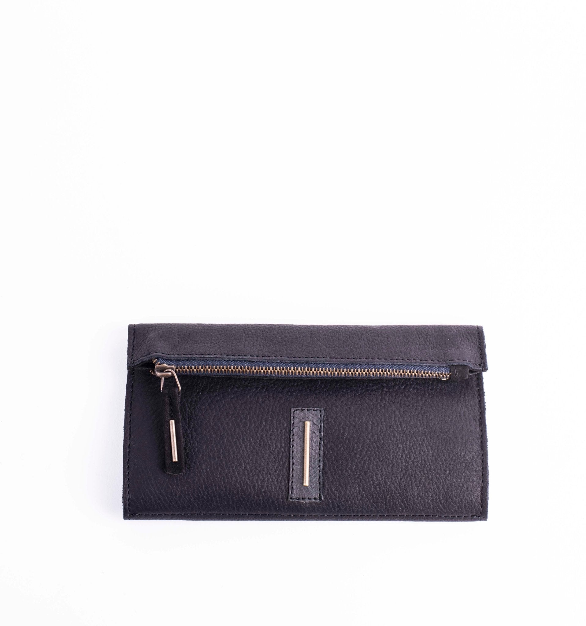 Max wallet martellato nero - portafogli in pelle nera - Marta Ray