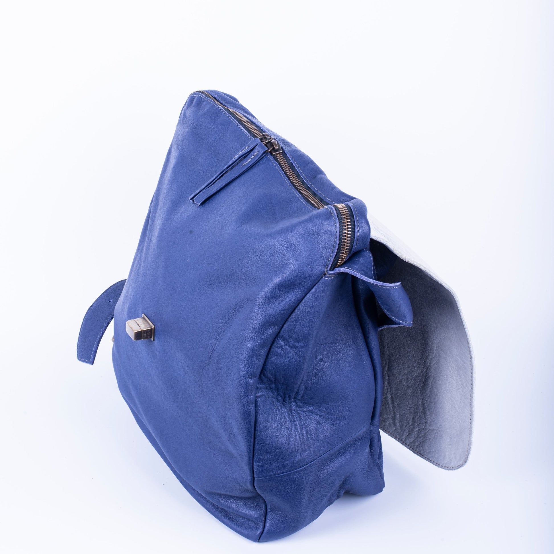 Megan mousse purple e polvere - postina a tracolla in pelle multicolor - Marta Ray