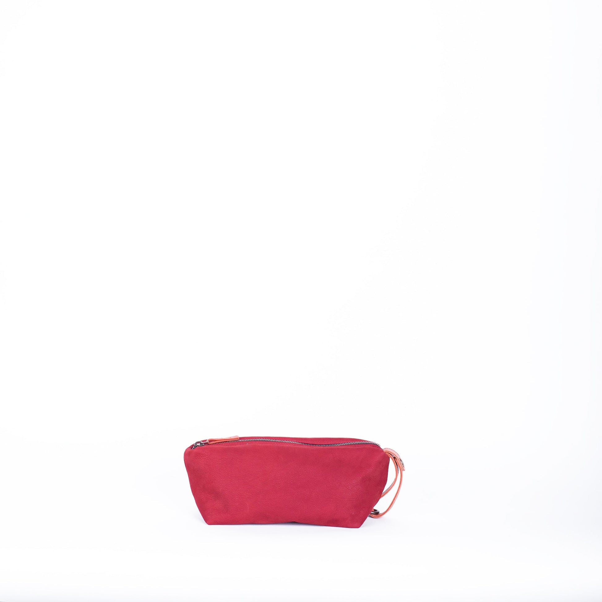 Meme Medium trill heat+ long beach rosso - borsa make-up in pelle rossa - Marta Ray