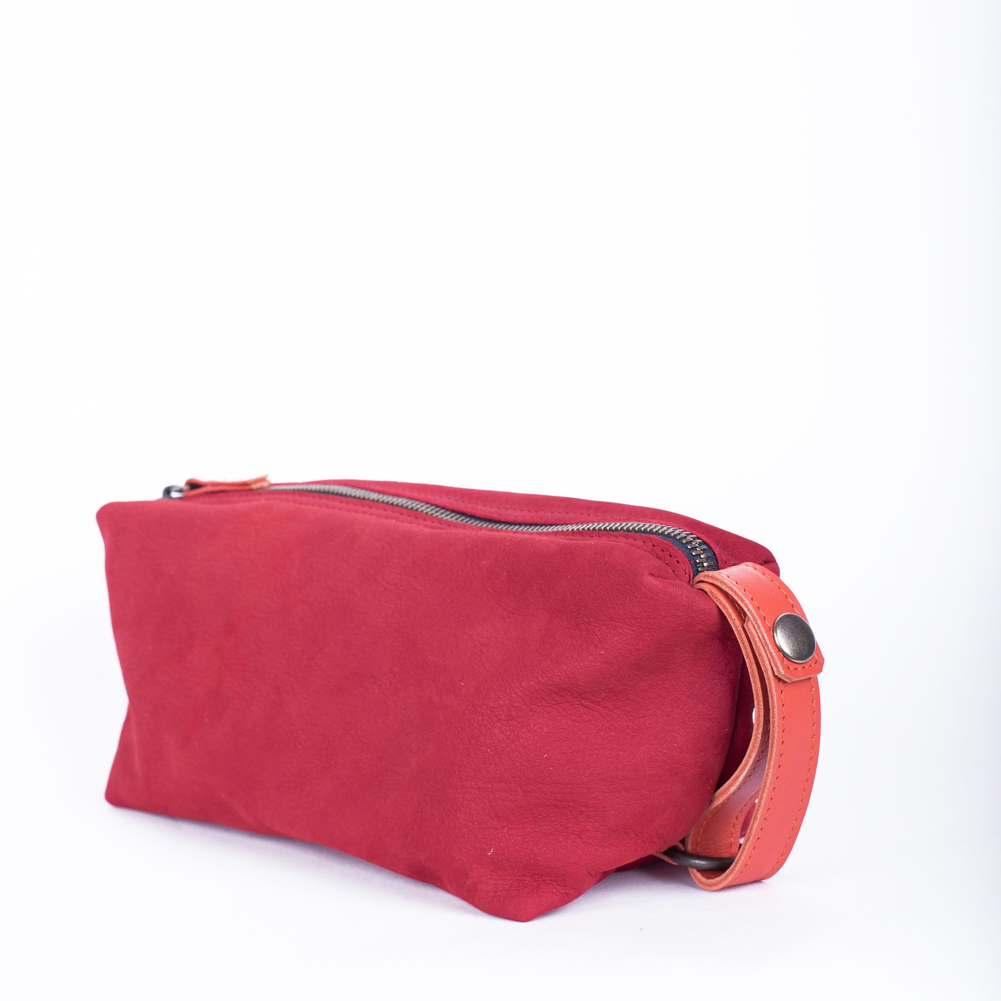 Meme Medium trill heat+ long beach rosso - borsa make-up in pelle rossa - Marta Ray