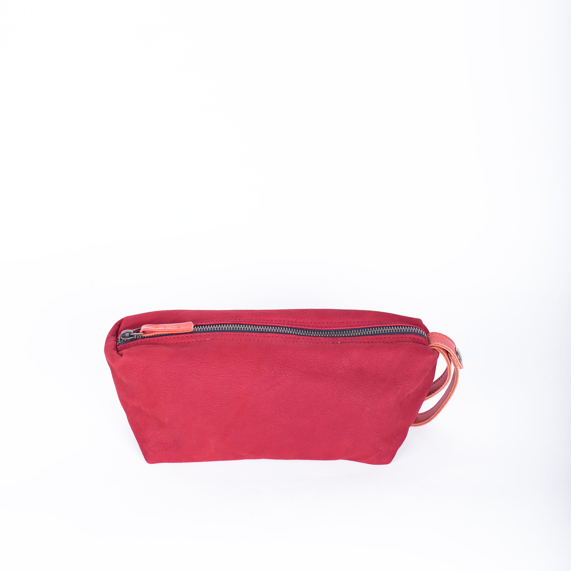 Meme Medium trill heat+ long beach rosso - borsa make-up in pelle rossa - Marta Ray
