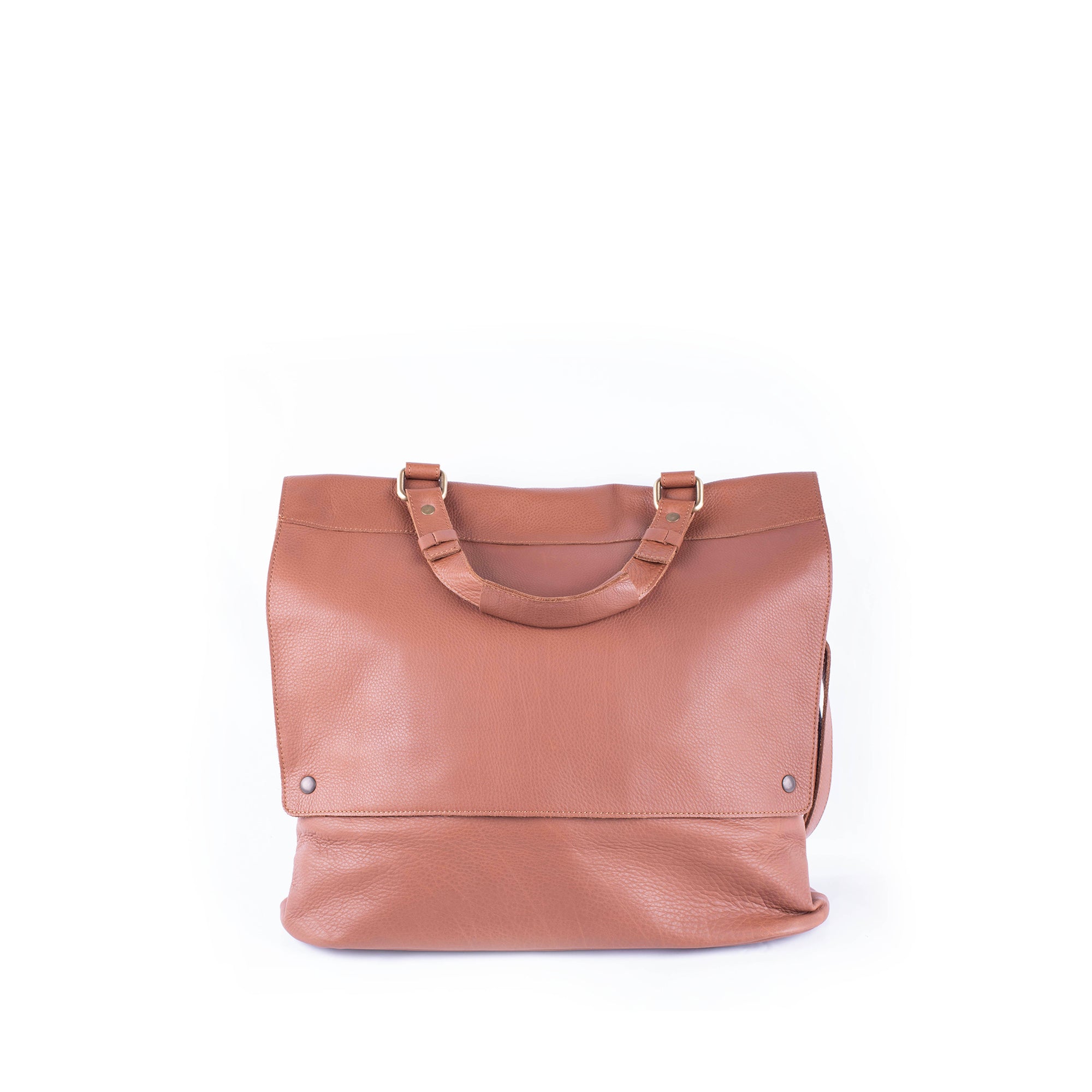 Mia amalfi nocciola - borsa grande a tracolla in pelle marrone - Marta Ray