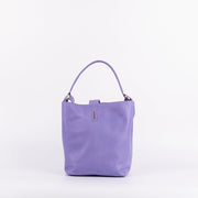 Minsk amalfi glicine - borsa a spalla e tracolla in pelle morbida blu - Marta Ray