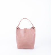 Minsk mousse cammeo - borsa a spalla e tracolla in pelle morbida rosa - Marta Ray