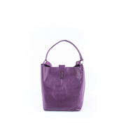 Minsk mousse grape wine - borsa a spalla e tracolla in pelle morbida viola - Marta Ray